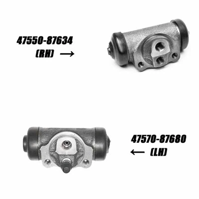 Bremsuhjólahólkur fyrir Daihatsu Fourtrak(F7,F8) 1984-1993 TAFT 1976-1985 ROCKY Hard Top/Soft Top 1987-1993 WILDCAT 1985-1987 47570-87680 47550-87634